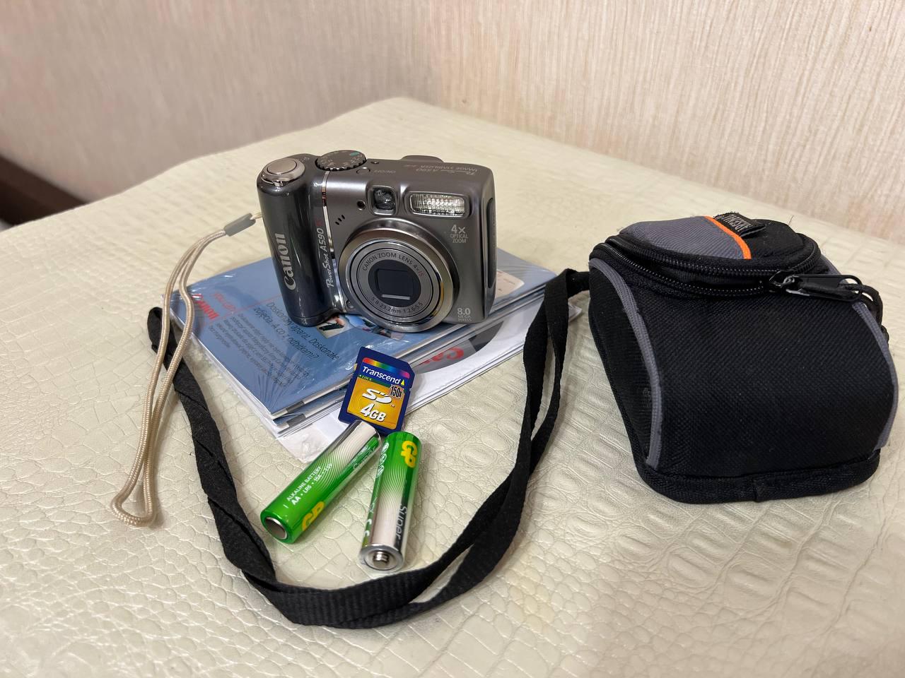 RAKUDO　⭐︎美品⭐︎ CANON PowerShot A590 IS Canon PowerShot A590 IS Digital Camera Gray 8.0 MP 4x Optical Zoom