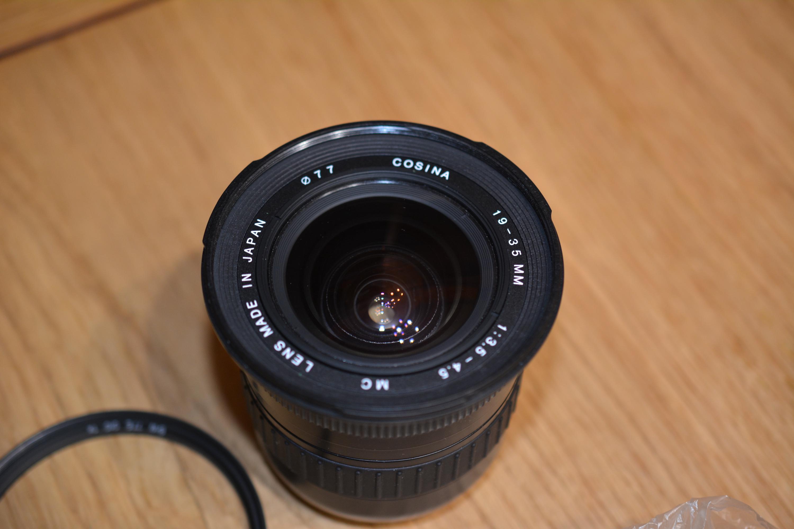 Cosina 19-35mm F3.5-4.5 MC AF Zoom Lens for Canon - Boxed - Etsy