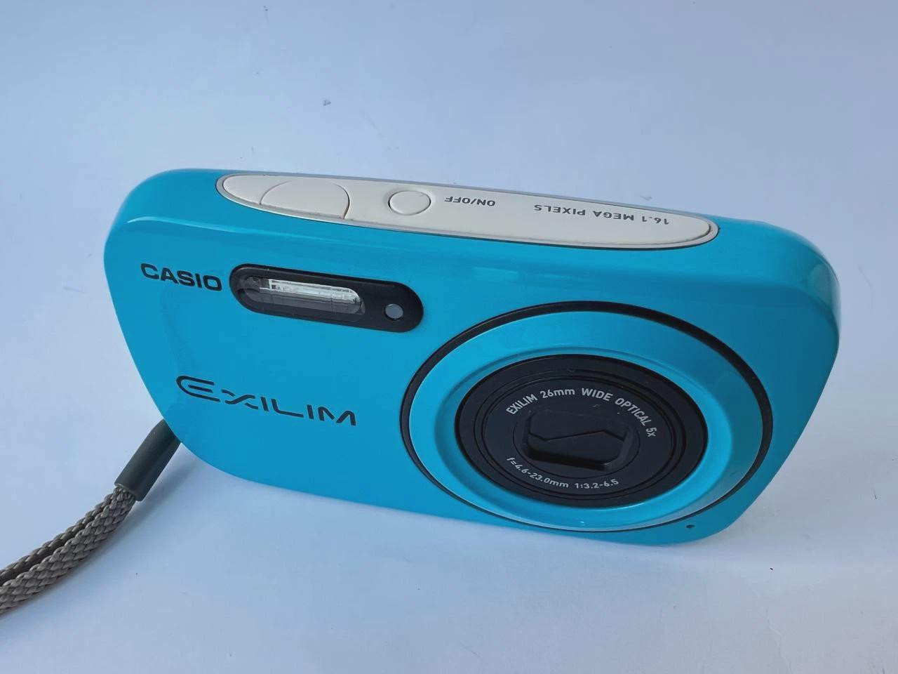 Casio EXILIM EX-Z32 16.1MP Digital Blue Camera SD Card - Tested