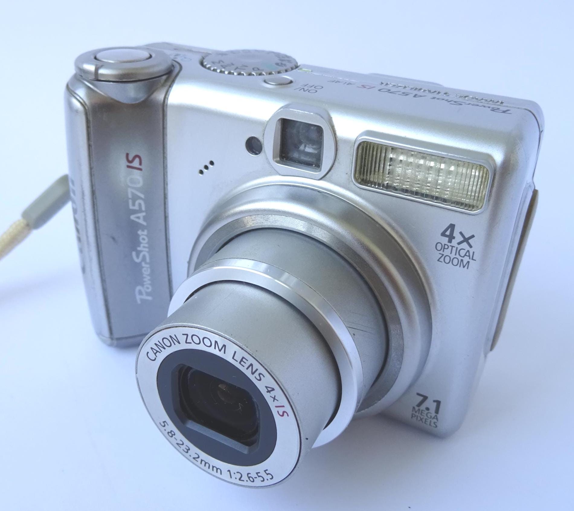 Canon Powershot A570 IS Digital Camera 7.1 Tested Silver+sd