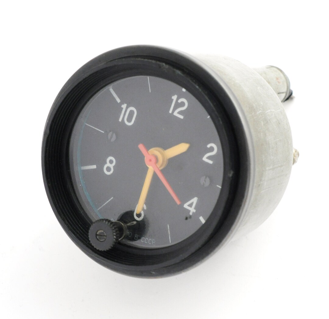 Horloge de voiture GAZ 2410 vintage russe soviétique VOITURE AUTOMOBILE