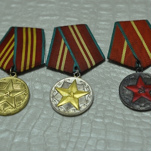 Medal 10,15,20 years impeccable service in the armed forces USSR