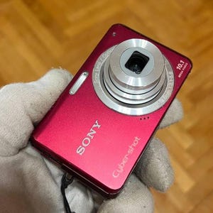 Appareil photo numérique vintage Sony Cyber-shot DSC-W180 10,1 Mpx rouge