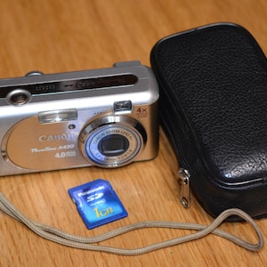 Canon PowerShot A430 4.0MP kompakte Digitalkamera Gold getestet + SD Karte
