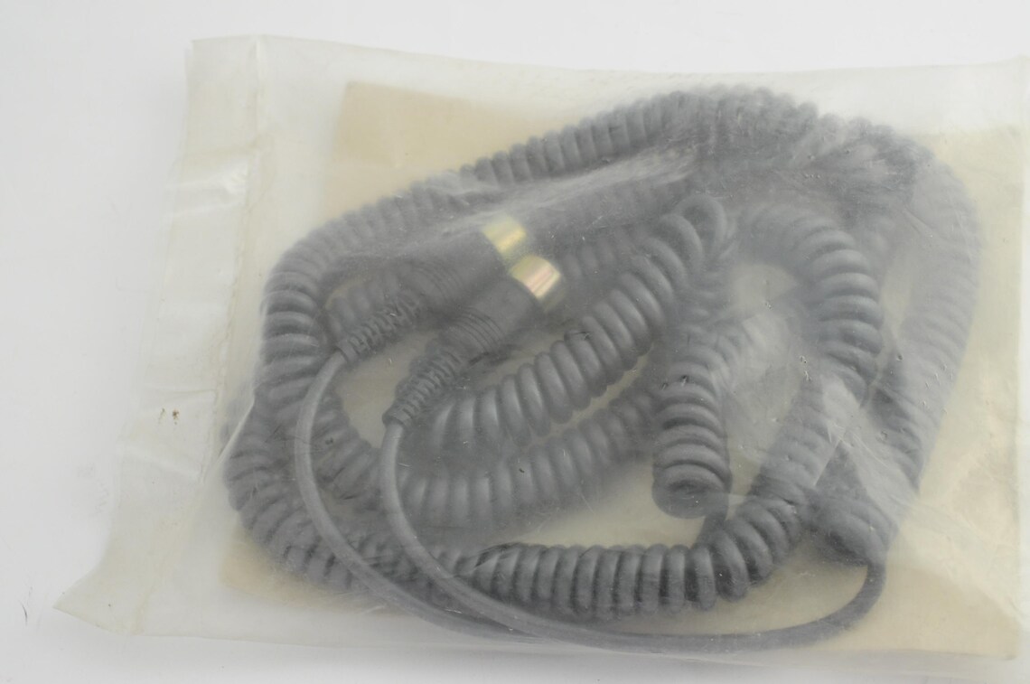 Vintage spiral shielded electric Guitar cord 1970s, foto 4 di 5