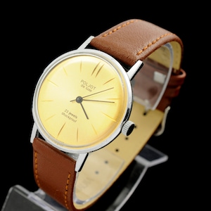 Ultra Very Slim pOLJOT DE LUXE vintage USSR Russian watch 23 jewels 1MChZ