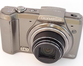 Panasonic Rare Green Lumix Vintage Digital Camera DMC-FP1, Tested