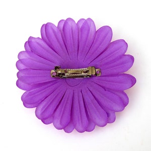 Hot Pink Sparkly Rhinestone Flower Barrette image 5