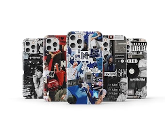 Eminem Phone Case Best Rapper Music Lover Phone Cover for iPhone 16 Pro Max 15 14 13 12 11 X 8 7 6 Plus Samsung S25 Ultra S24 S23 S22 S21