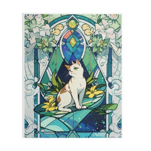 Stained Glass Cat Puzzle