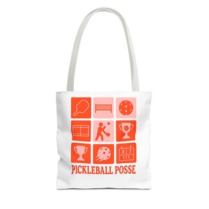 Pickleball Posse Bag: Funny Pickleball Tote for Your Gear, Pickleball Bag, Shopping, Paddle Bag Gift, Pickleball Sports Bag for Women or Men