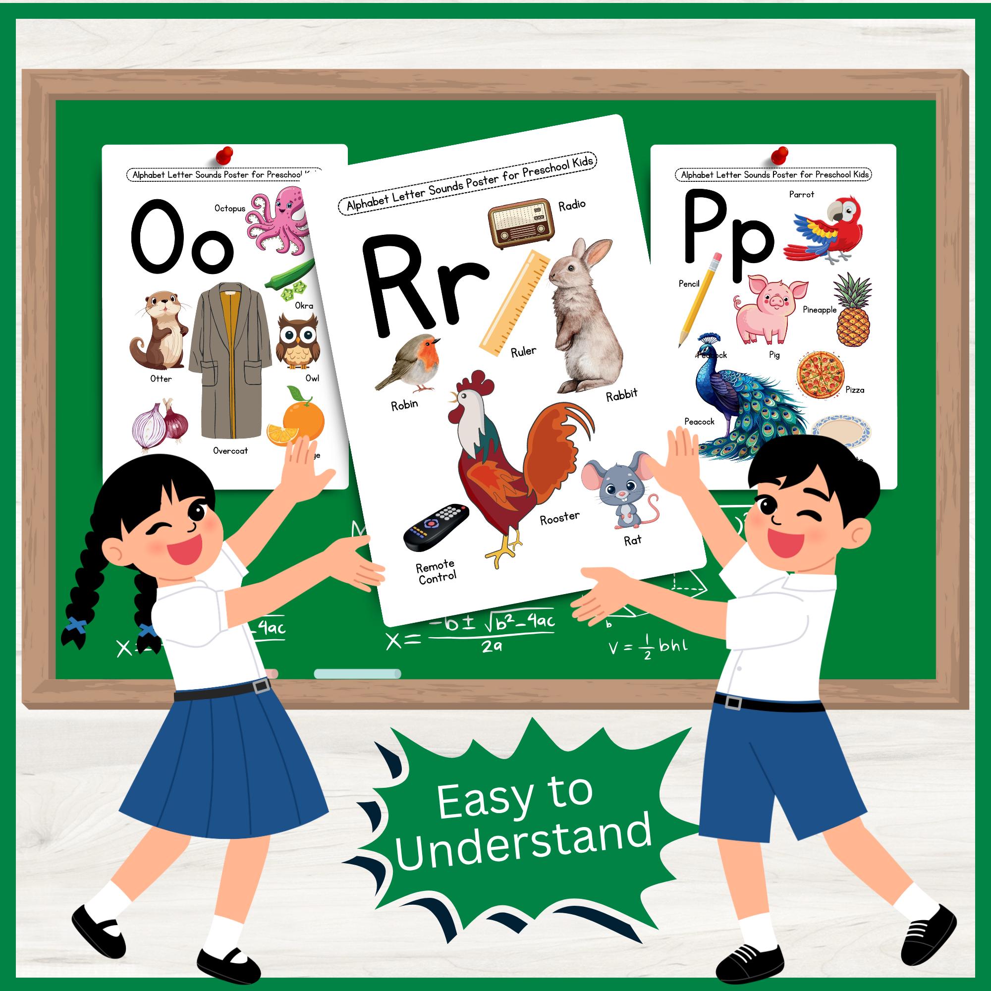 Toodle Sound Problem Preschool Phonics Worksheets: Alphabet Letter Sounds, Toddler Busy Book ...