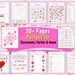 Valentine’s Day Games Bundle: 50+ Printable Party Activities for Kids ...