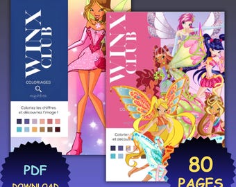 Winx Club Mystery Coloring Book – 80+ Pages (PDF Download)