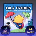Lala Friends Digital Coloring Book PDF + PNG | 43 Bold Easy Kawaii Pages, Printable For Procreate, Instant Dowloand, Coco Wyo, Cozy Coloring product logo