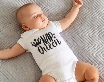 Nap Queen Baby Bodysuit - Baby Shirt Baby Shower Gift New Baby Going Home Outfit Funny Toddler Top