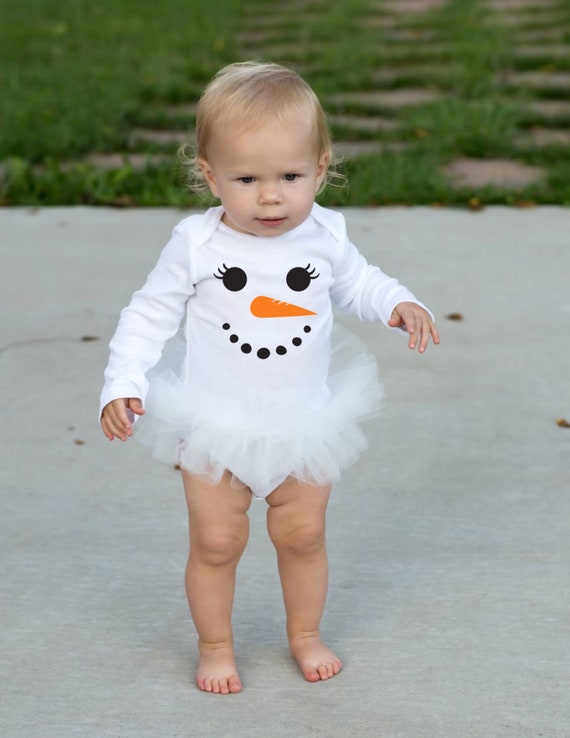Traje de tutú muñeco de nieve 'Breanna' traje de niña de invierno