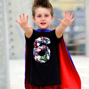 Heroes Birthday Shirt Superhero Kids Party Top Boys Gift image 10