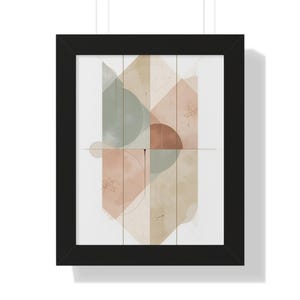 Stylish Framed Vertical Poster, Modern Wall Art, Home Decor, Minimalist Aesthetic, Boho Decor, Office Wall Art