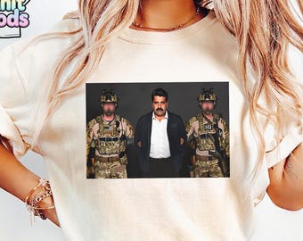 Maglietta di tendenza Trump Maduro catturato dal vivo, Maglietta Game Over, Crisi del Venezuela 2026, Maglietta Maduro, Anti Nicolas Maduro, Libertà venezuelana