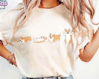 Funny Corgi Shirt,Vintage Corgi Shirt,Gift For Corgi Lover,Retro T-Shirt For Corgi Mom,Dog Sweatshirt,Dog Lover Shirt,Western Corgi Shirt