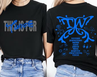 Maglietta "Twice This Is For World Tour in US 2026", Maglietta "Twice TEN: The Story Goes On", Maglietta dei membri di Twice, Twice World Tour, Merchandising Kpop Twice
