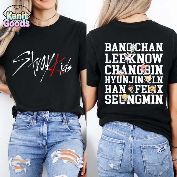 Stray Kids Sweatshirt, Stray Kids Members Shirt, Stray Kids Merch, Stray Kids Kpop Gift, Stray Kids World Tour T-Shirt, Kpop Tee, Kpop Tee