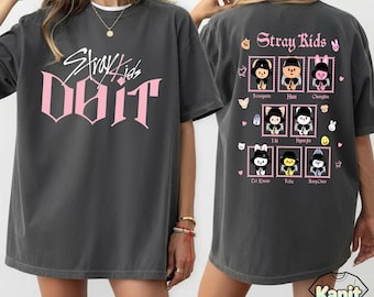 Maglietta Do It Stray Kids, maglietta dei membri degli Stray Kids, gadget degli Stray Kids, regalo Kpop degli Stray Kids, maglietta del tour mondiale degli Stray Kids, maglietta SKZOO, maglietta Kpop