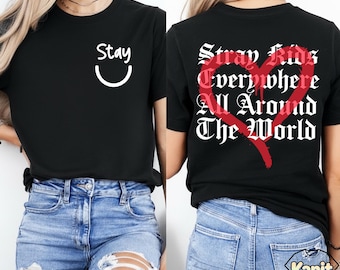 Felpa Stray Kids, maglietta dei membri Stray Kids, maglione Kpop Stray Kids Merch, regalo Stray Kids Kpop, maglietta Stray Kids World Tour, maglietta Kpop