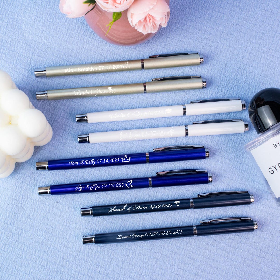 Personalized Engraved Pens: Custom Teacher, Graduation, Wedding Favors ...