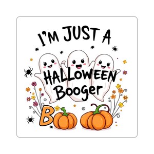 Halloween Stickers, Trick or Treat Decals, Silly Pumpkin Witch Sticker for Kids, Adults, Children, Funny Halloween Party, Halloween