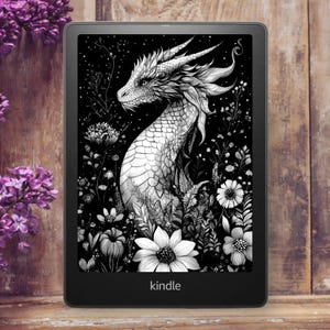 Dragon Screen Saver, Kindle Lock Screen Digital Download, Basic Paperwhite Accessory, E-reader Wallpaper Meme, Fantasy Screen Tablet Ebook