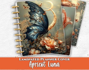 Laminated Planner Cover Set | Happy Planner and TUL | Fantasy Fairytale Moonlit Garden | Disc Bound Spiral Notebook