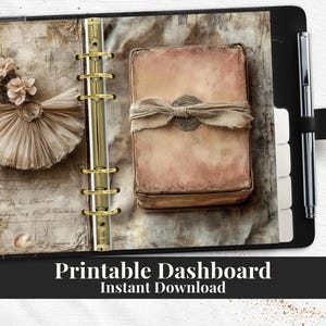 Separador de panel para agenda y cuaderno envuelto en formato PDF, descarga digital imprimible para Happy Planner A5, A6, Pocket, TUL, US Letter y A4.