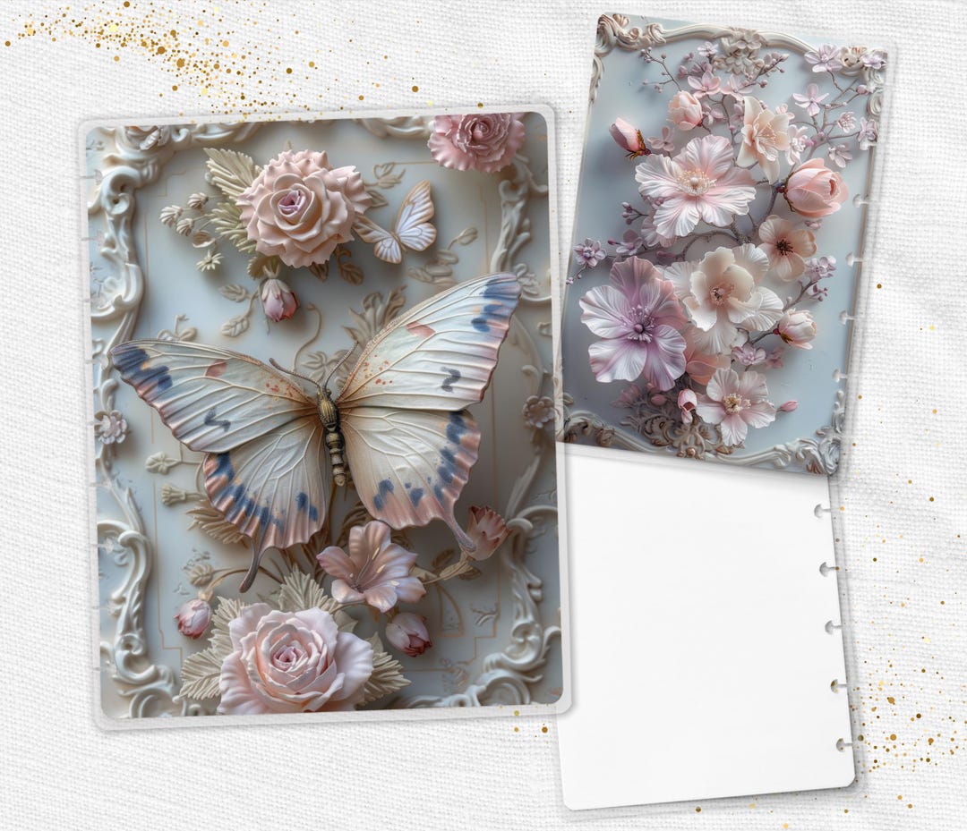 Romantic Floral Planner Dashboard | Happy Planner and TUL | Laminated ...