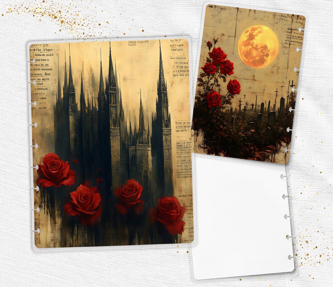 Cathedral Roses Planner Dashboard | Happy Planner, TUL, Ring Planner ...