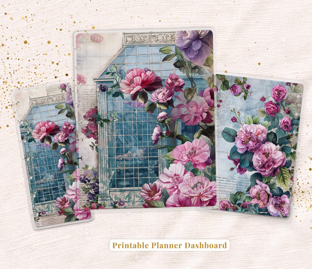Printable Planner Dashboard | Happy Planner, TUL, A5, B6, Pocket ...