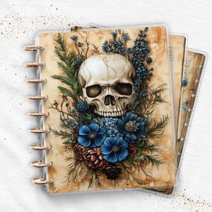 Laminated Planner Cover Set | Happy Planner and TUL | Witchy Dark Academia Alchemy | Disc Bound Spiral Notebook