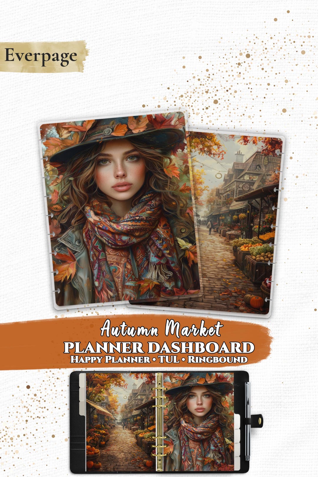 Laminated Planner Dashboard | Fits Happy Planner and TUL | Discbound ...