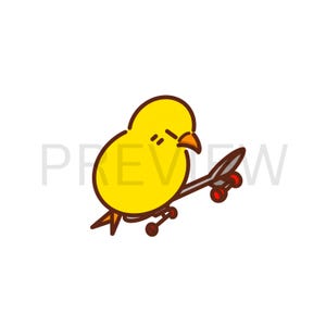 Funny Chick Stickers | 5 Cute PNGs | Digital Download for Planners, Journals, Messages