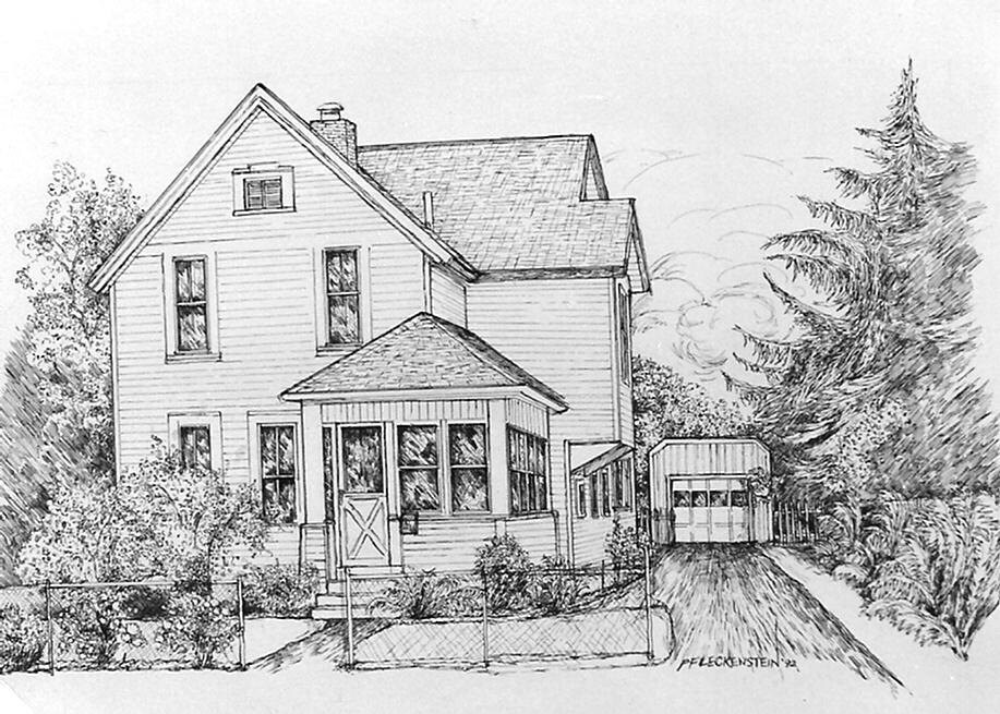 Pen and Ink House DrawingCustom Original House Etsy