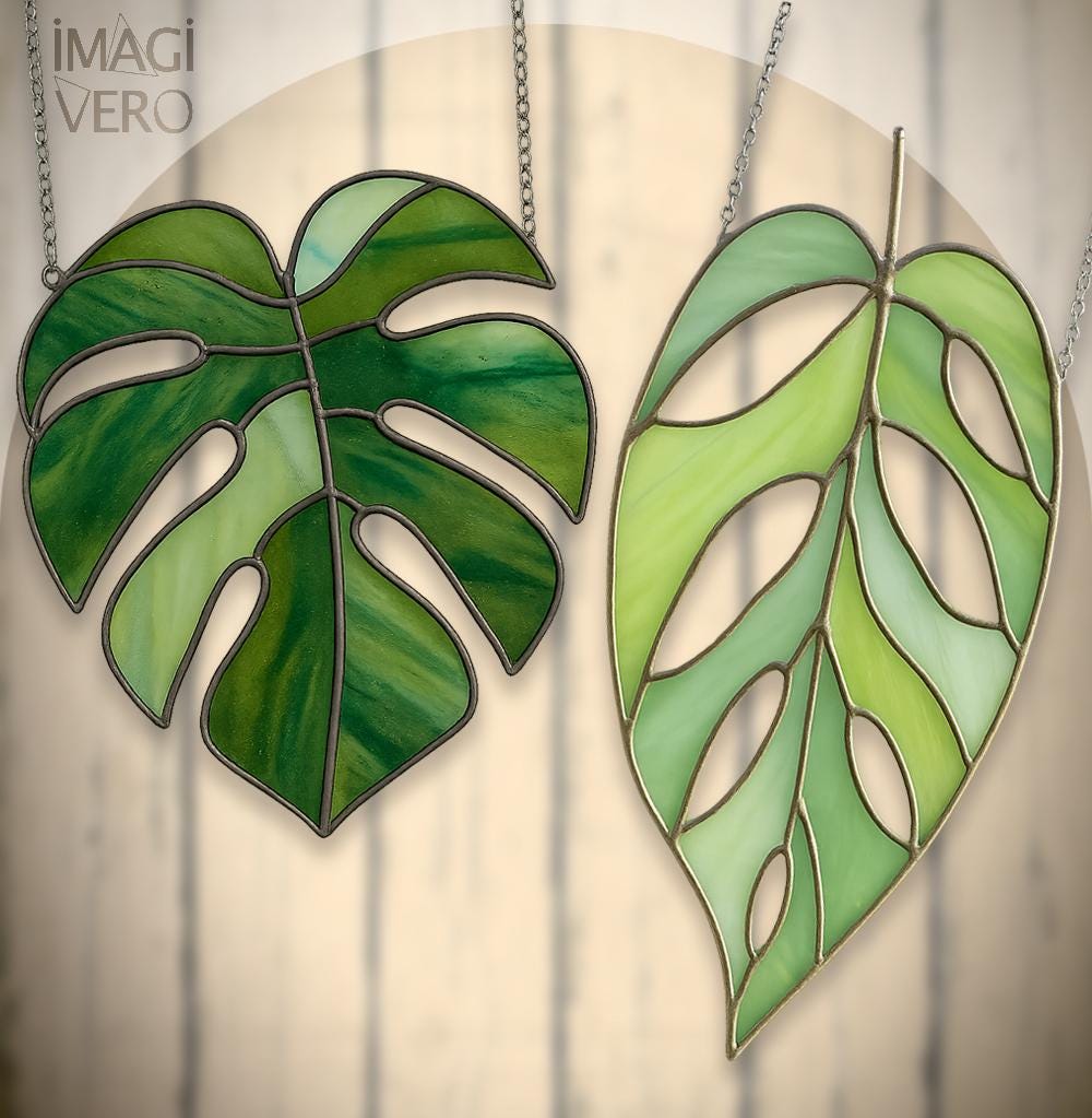Mosaic Monstera - Etsy