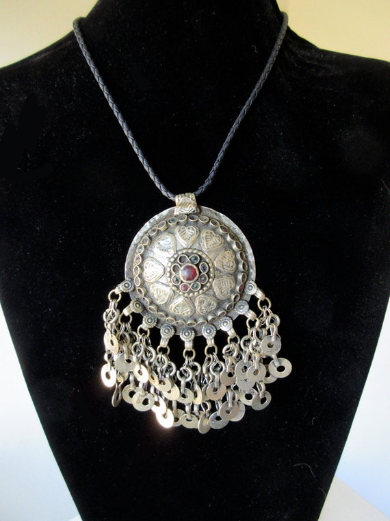Large Tribal Rajasthani Dangle Pendants Large Tribal Rajasthani Dangle Pendants