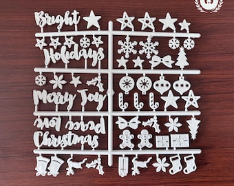 Replacement Letters for Felt Letter Board – Christmas, Days & Months, Bold Holiday, Original 170-Piece Set