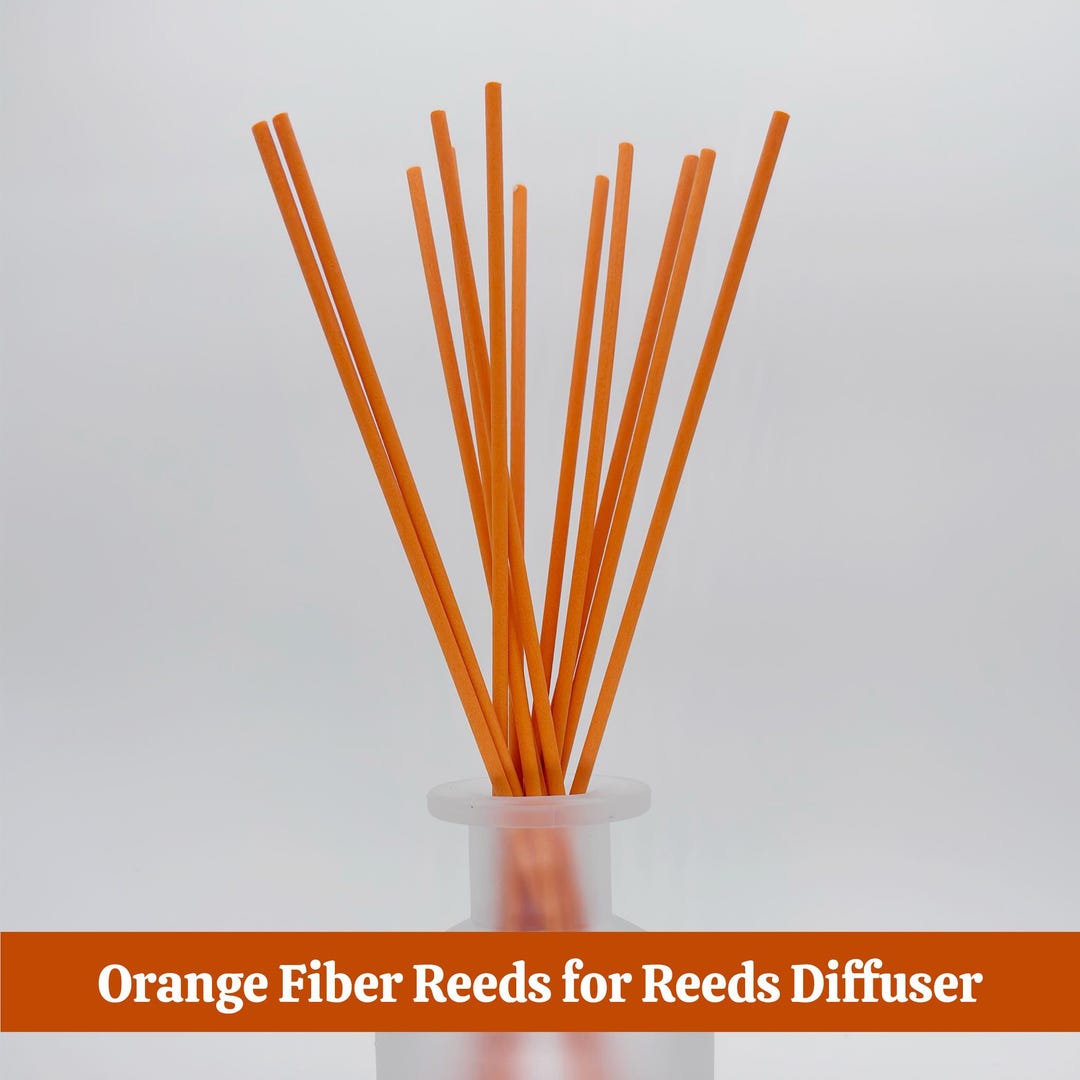 Orange Fiber Diffuser Reeds: Aromatherapy Essential Oil Replacement - Etsy