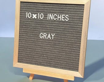 Felt Letter Board 10x10: Custom Message Sign, Home Decor, Vendor Booth, Party Sign