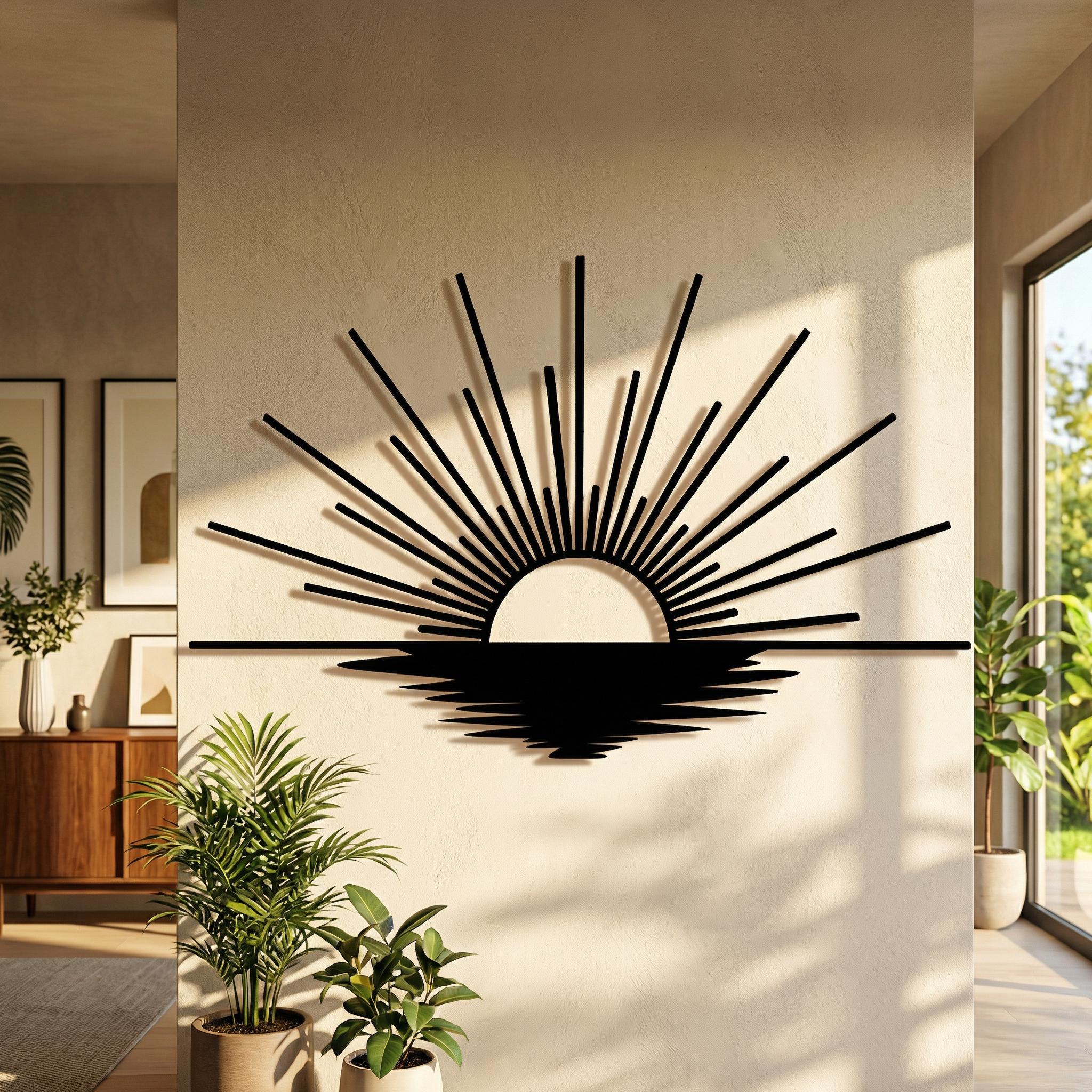 Sun Metal Wall Decor,sunshine Metal Sign Wall Decor,sunrise Home Decor