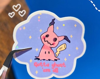 Pegatina de Pokémon de Mimikyu: ¡A por todas!