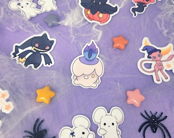 Paquete de 6 pegatinas de vinilo de Pokémon para Halloween