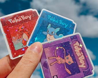 PokéBoy - Lindo Pokémon Gameboy Pegatina